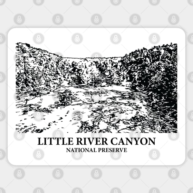 Little River Canyon National Preserve Sticker by Lakeric